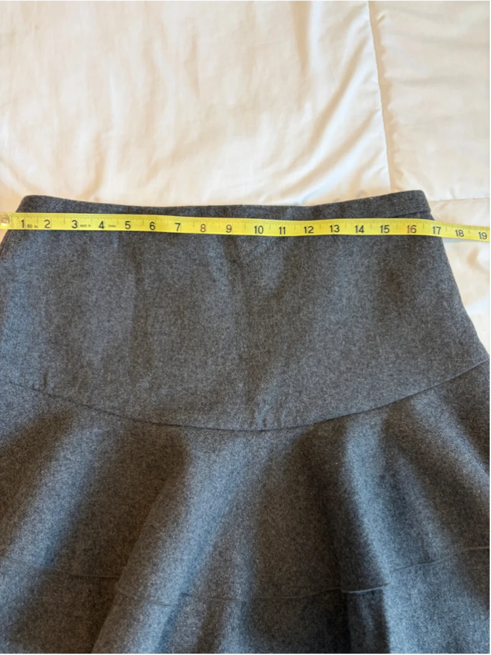 J.Crew Bonded Wool Flounce Mini Skirt Size 10 Coquette Dark Academic J2